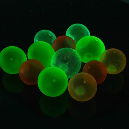 1/10Pcs Luminous Balls High Bounce Glow in the Dark Ball Sticky Wall Home Stress Relieve Toy Decompression Squeeze Toys Party